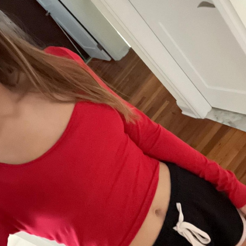Hollister cropped long sleeve